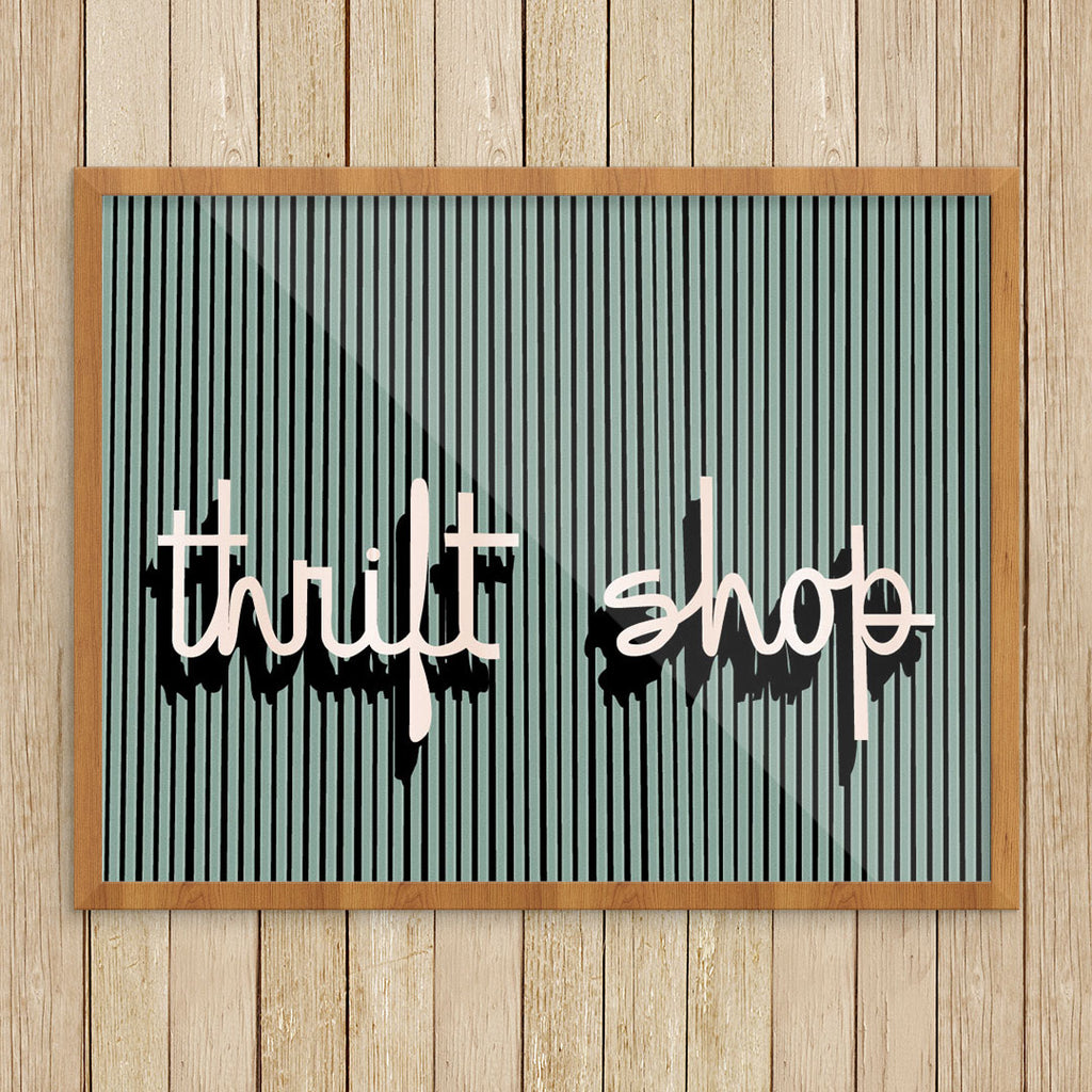 Thrift Shop Sign 11 x 14 Print