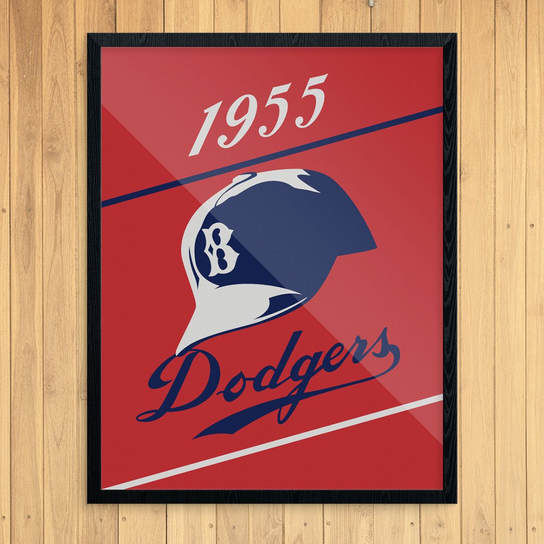 1955 Brooklyn Dodgers Print – Fridgedoor