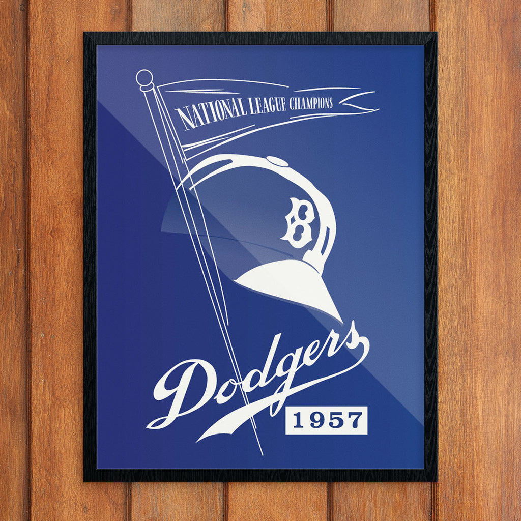 Brooklyn Dodgers 1957 National League Champions Print – Fridgedoor